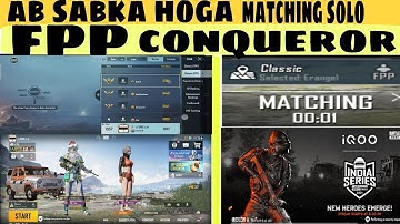 😭How to fix matchmaking problem,solo fpp matching problem?bgmi week 3 C1s3