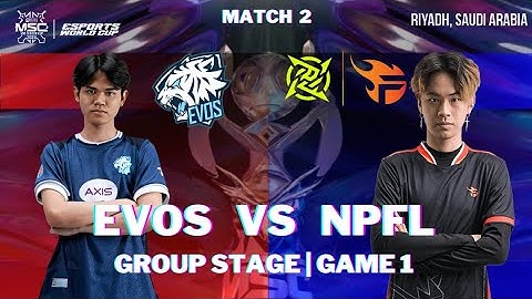 EVOS GLORY VS NIP FLASH | MSC 2024 GROUP STAGE | GAME 1