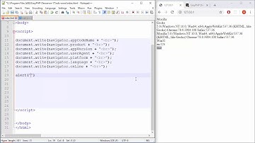 JavaScript Tutorial - 40 - Browser Detection - User Agent