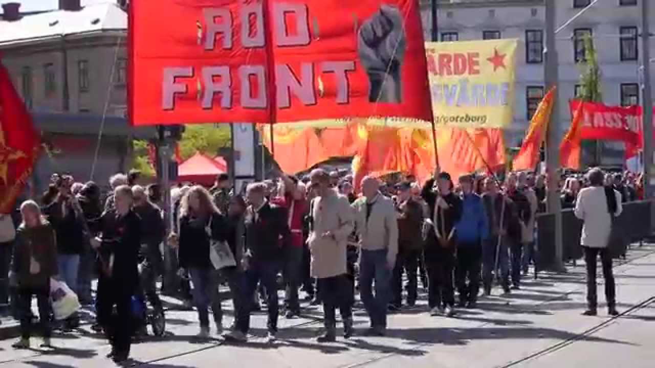 Röd Front 1 maj 2014, Göteborg - YouTube