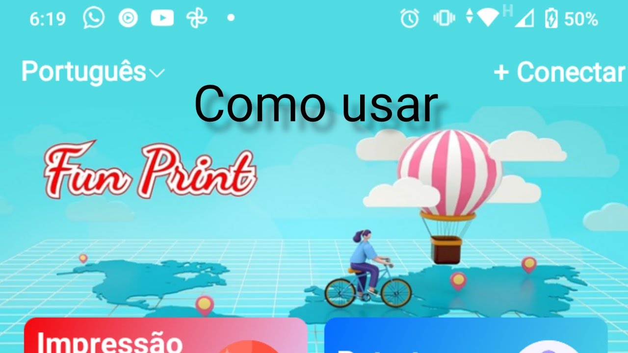Como usar o fun print youtube