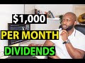 How many shares of stocks to make 1,000 a month in dividends?| Living off dividends using trading212