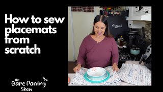 How To Sew Your Own Dinner Table Placemats