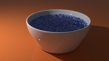 Modeling and animating a bowl of boiling water using Displace Modifier in Blender 2.79