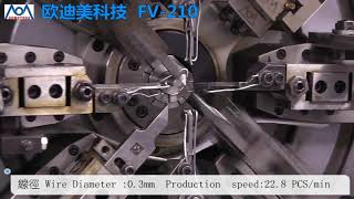 FV-210 wire dia 0.3mm spring forming machine
