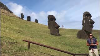 Rano Raraku is mystical Easter Island’s infamous Moai quarry.