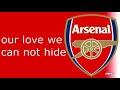 Arsenal FC song with Lyrics (The Gunners anthem)