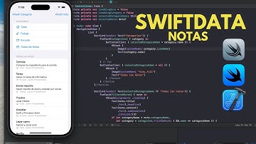 Introducción a #SwiftData creando una app de notas con #swiftui  y #xcode16