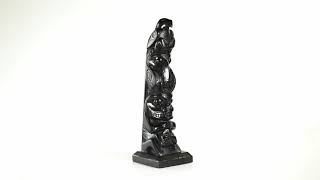 Robert Davidson Sr., Model Totem Pole, 1960