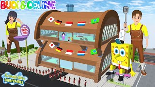 SpongeBob Gets Lost in Sakura City and Makes the Krusty Krab Multi-Storied 😱 Yuta Mio Buys All th...