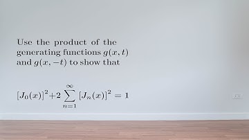 EX: A sum involving Bessel functions