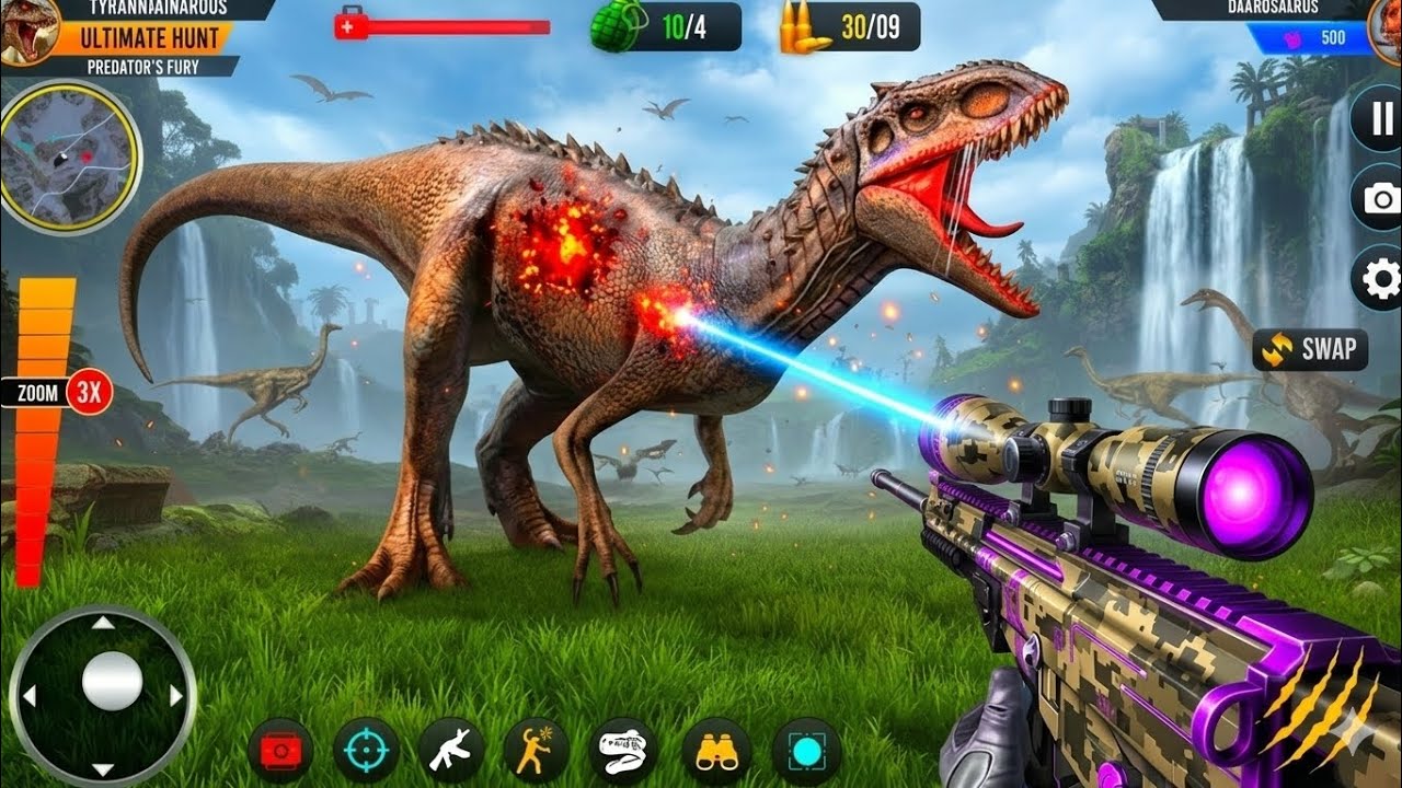 Wild Animal Hunter 3D: Epic Dinosaur Hunting Adventure 🦖|New 2026 Update Gameplay