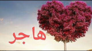 معنى اسم هاجر وصفات حاملة الاسم / معاني الاسماء مع أميرة