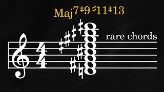 Rare Chord: Maj7‡9#11‡13 (harmony in 31-edo)