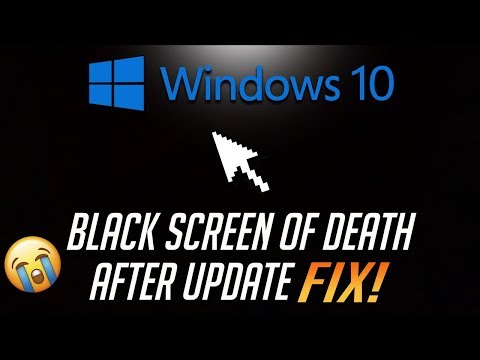 FIX Windows 10 Black Screen of Death After Update - [2021 Tutorial]