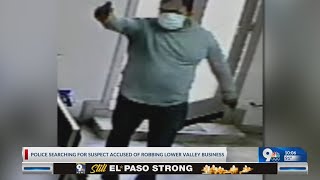 Police continue search for armed robbery suspect