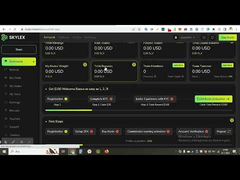 BEDAVA SKYLEXCOIN KAZAN KAYIT OL KYC YAP YATIRIMSIZ 25 $ KAZAN AYRICA DAVET ET 100 $ KAZAN 2023 NEW