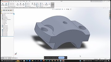 Cap of Plummer Block | Engineering Student Project | Mechanical Design