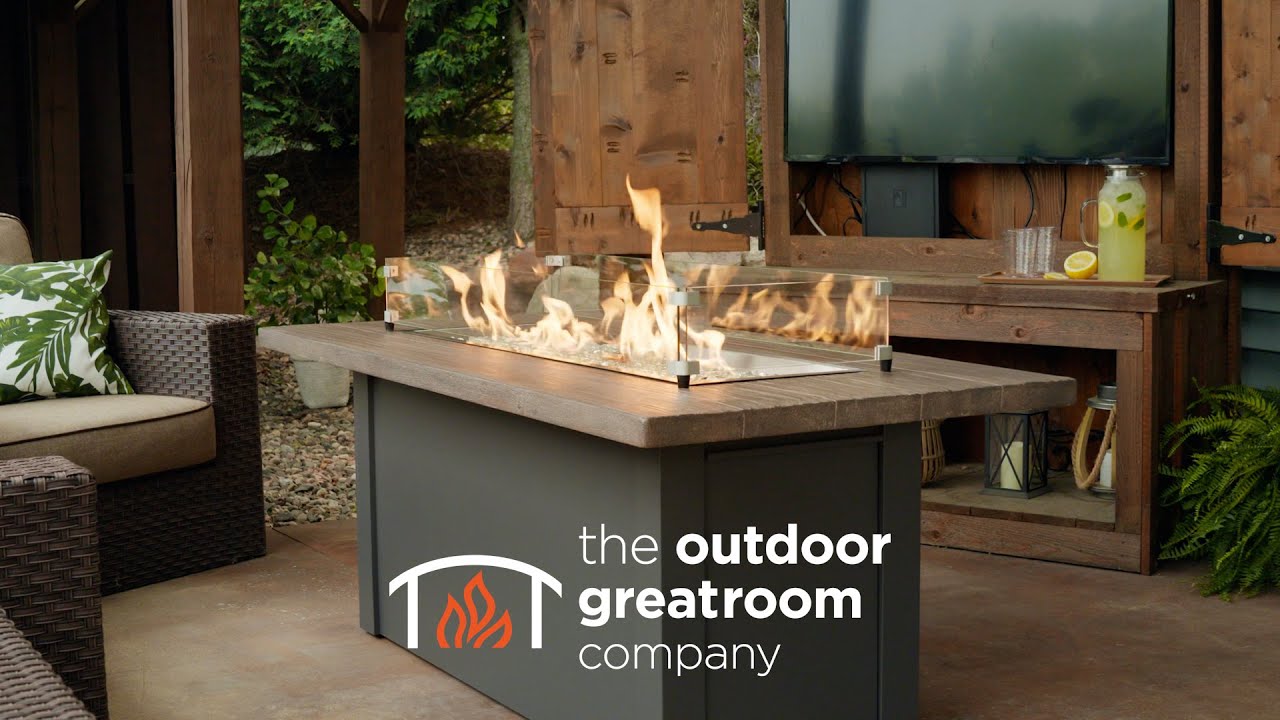 Havenwood Gas Fire Pit Table and Everblend Maintenance - YouTube