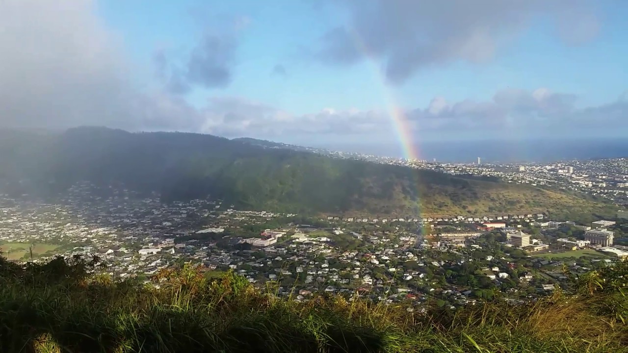 camera iphone 8 plus apk Beautiful Rainbow at Tantalus Lookout, Incredible View of Diamond Head Mountain and Honolulu, Hawaii