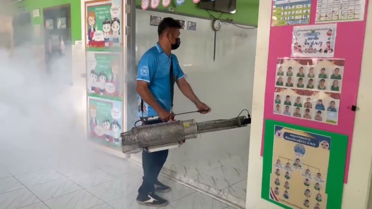 05.09.2568 พ่นสารเคมีกำจัดยุง โรงเรียนอนุบาลบ้านหมอ และ โรงเรียนบ้านหมอ “พัฒนานุกูล”