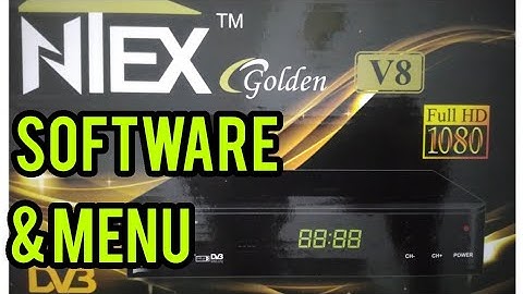 NTEX Golden V8 SOFTWARE & MENU INFORMATION software link