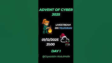 🎄 Advent of Cyber 2025 DAY 1: It Begins! 🕵️‍♂️💻 #shorts