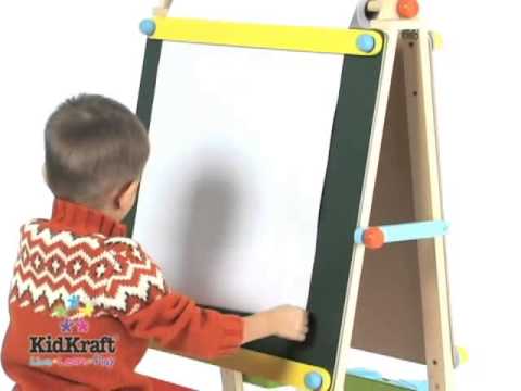 Kidkraft Artist Easel With Paper Roll Youtube