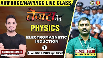 Join Physics ( Electromagnetic Induction ) Live Class for Agniveer Airforce X & Y Group Exam – MKC