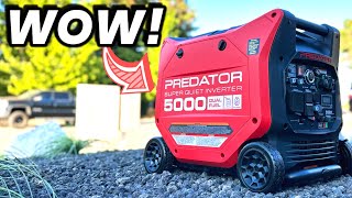 BEST New Generator! Predator 5000 Watt DualFuel SUPER QUIET inverter Generator LOADED!