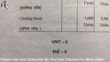 B.com 6th semester (Pass Caurse) Cost Accounting Question Paper Mdu 2019