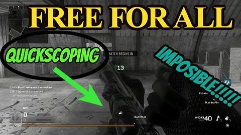 CRAZY COUNTDOWN FFA SPREE! (QuickScoping Commentary)