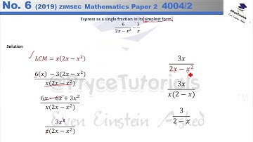 ZIMSEC 2019 O Level Mathematics Paper 2