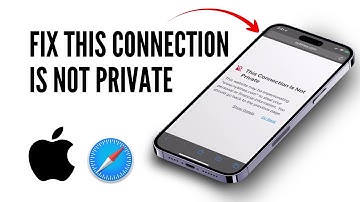 How to Fix This connection is Not Private iPhone Safari ,This Website May be Impersonating Problem