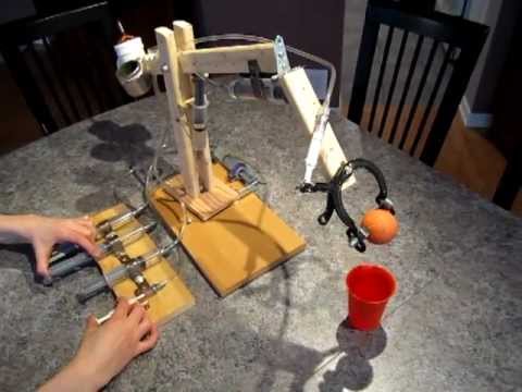 syringe hydraulic arm project report pdf