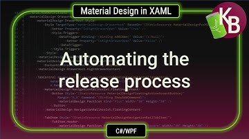 C#/WPF - Material Design in XAML automating releases
