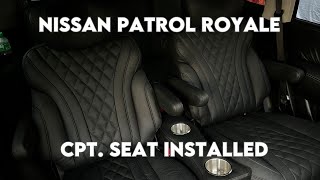 Nissan Patrol Royale Installed Elegance Captain Seat New Design! by Atoy Customs 846 views 3 months ago 2 minutes, 6 seconds