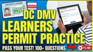 🚨 DC DMV LEARNER’S PERMIT PRACTICE 2026 LEAKED 😱 100 Verified Questions &amp; Answers