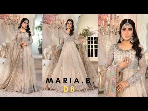 Maria B Unstitched MBROIDERED - Pearl 
