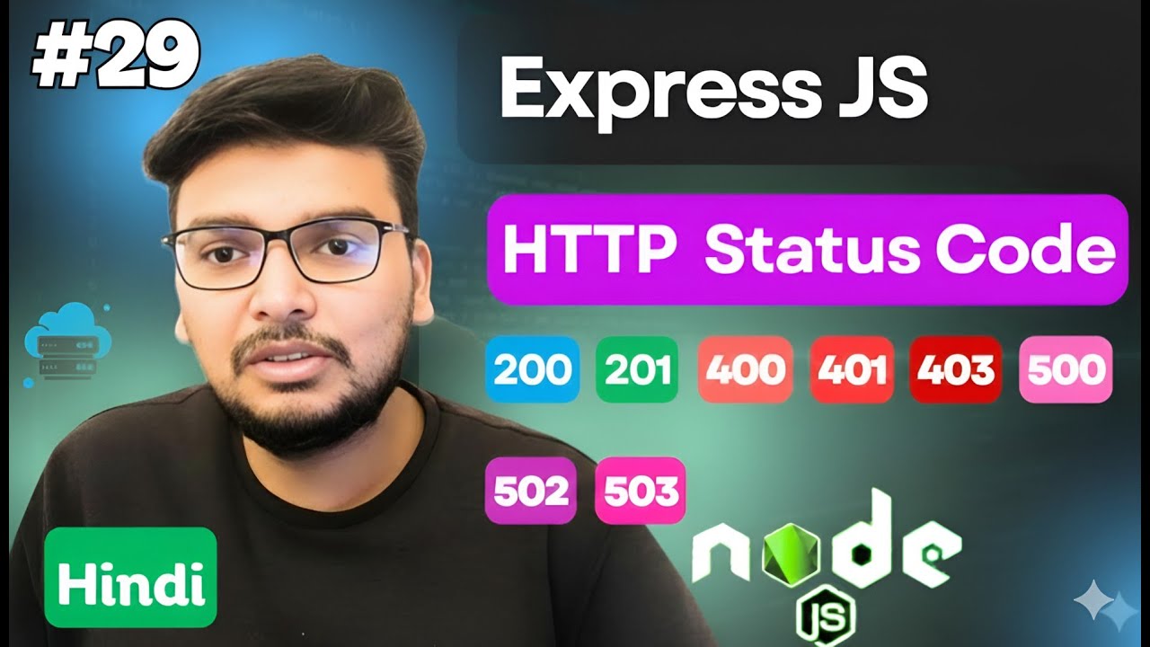 Express JS HTTP Status Codes Explained | res.status() in Node.js (Beginner to Pro)