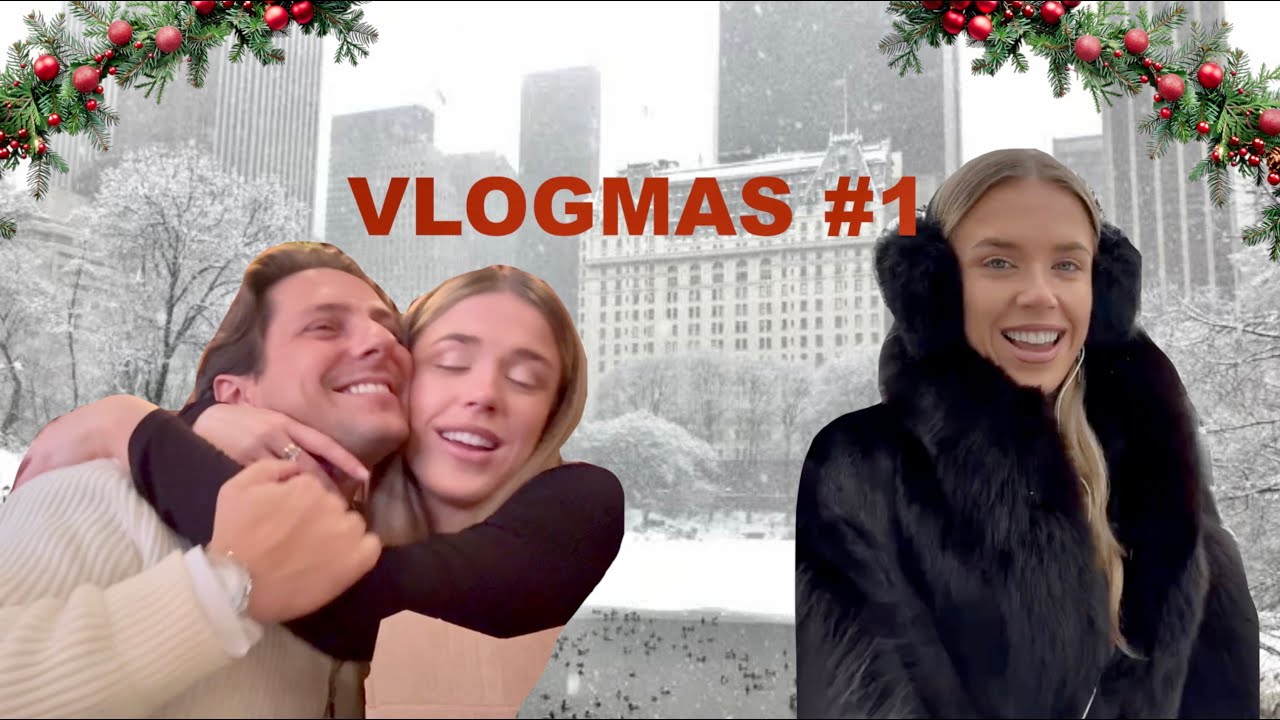 NEW YORK VLOGMAS - De snöar!!! En helg i mitt liv