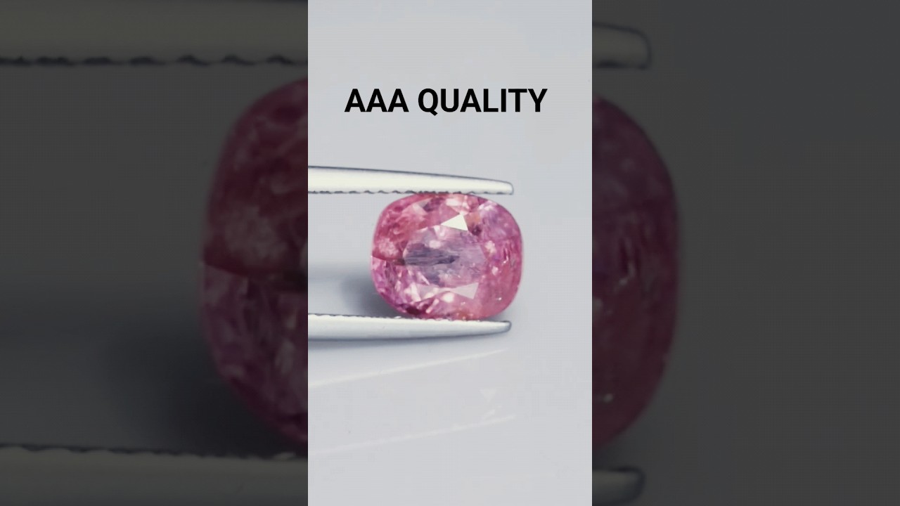 AAA Quality Pink Spinal stone With Certificate 
