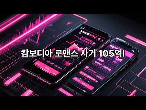 캄보디아 로맨스 사기 The 10 5 Billion Won Deception