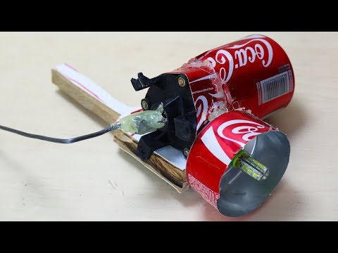 როგორ გავაკეთოთ ხელის ფანარი გენერატორზე - ხელნაკეთი ნივთები კოკა კოლა