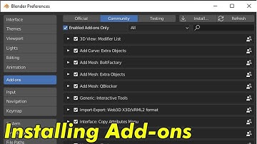 How To Install Add-Ons In Blender | Blender Tips