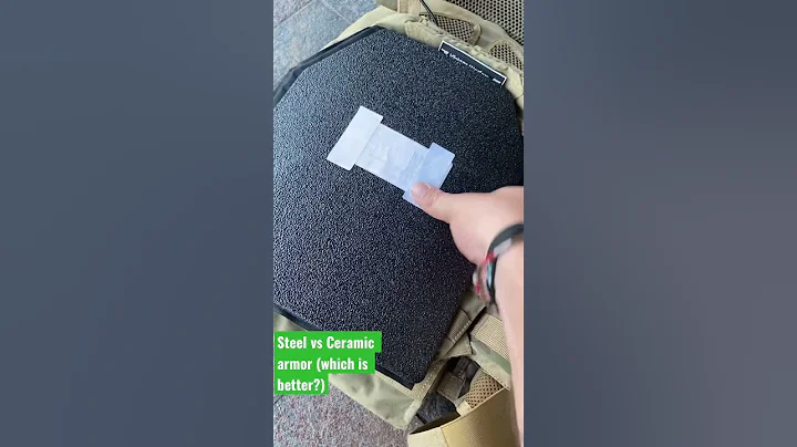 Steel vs Ceramic body armor (which is better) #shorts