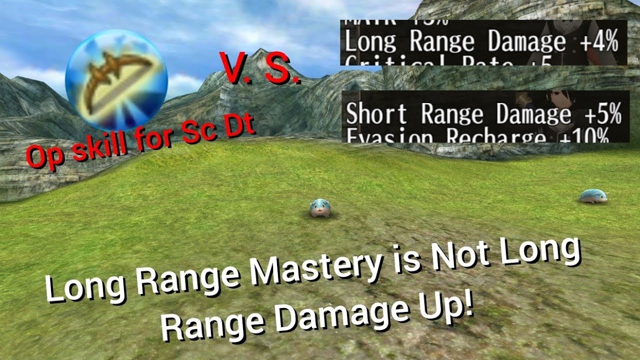 Toram - Long Range Mastery Skill IS NOT Long Range Damage Up!! Test and Proof