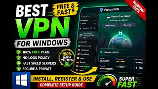 Proton VPN Free Setup 2026 🔥 | PC/Laptop Me Install, Register & Use Kaise Kare? Full Tutorial