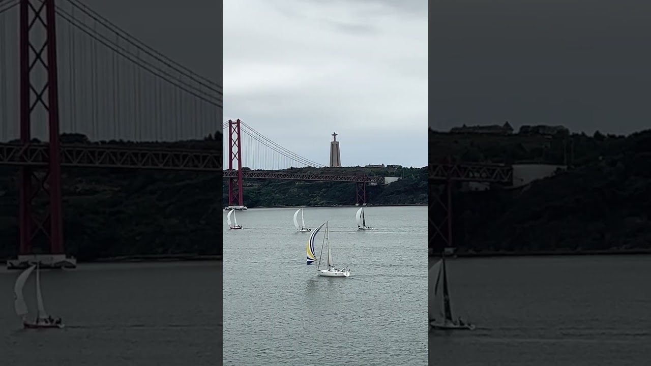 View of the bridge 25 April / Lisbon, Portugal