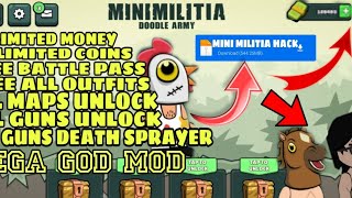 Mini militia v5.4.2 mod apk || mini militia media fire download link || mini militia hack #viral